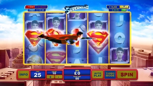 Superman II spielautomat