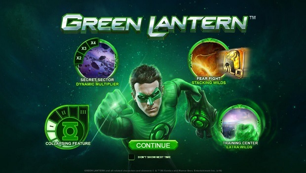 Green Lantern spielautomat