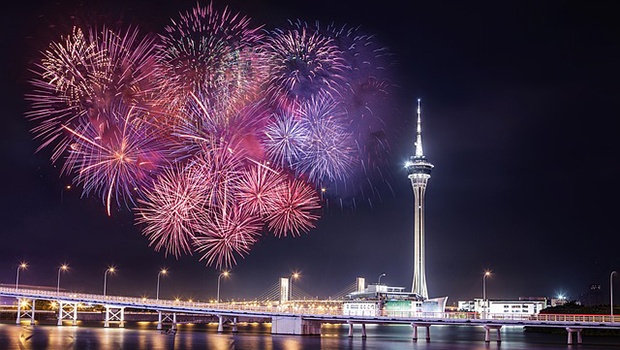 Feuerwerk über Macau