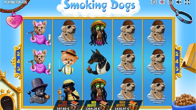 Smoking Dogs Spielautomat
