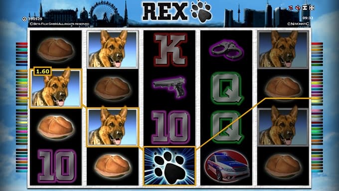 Kommissar Rex Spielautomat